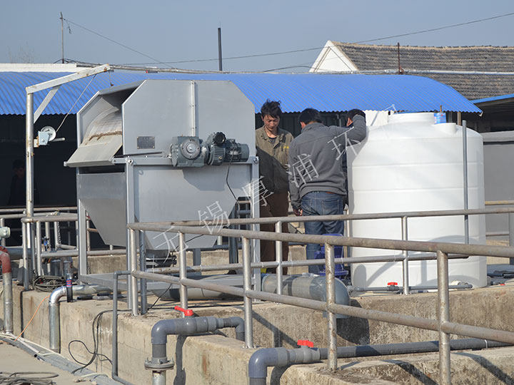 安徽屠宰場(chǎng)-外進(jìn)水微濾機
